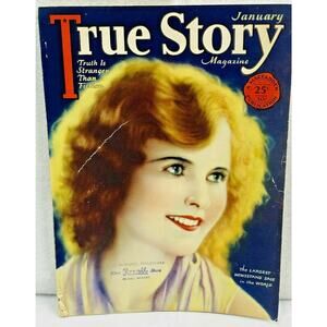 Vintage True Story Magazine January 1928 The REXALL Drug Store Buhl IDAHO